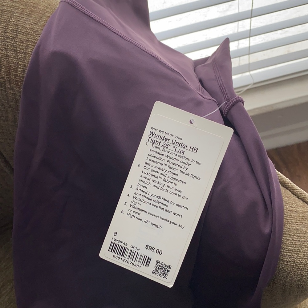 NWT Lululemon Wunder Under HR